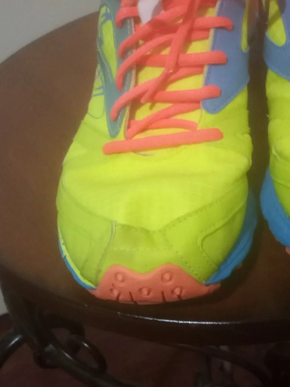 Reebok Zigtech V60564 Women's Running Shoes Size 8 Yellow Blue Pink - Picture 8 of 13